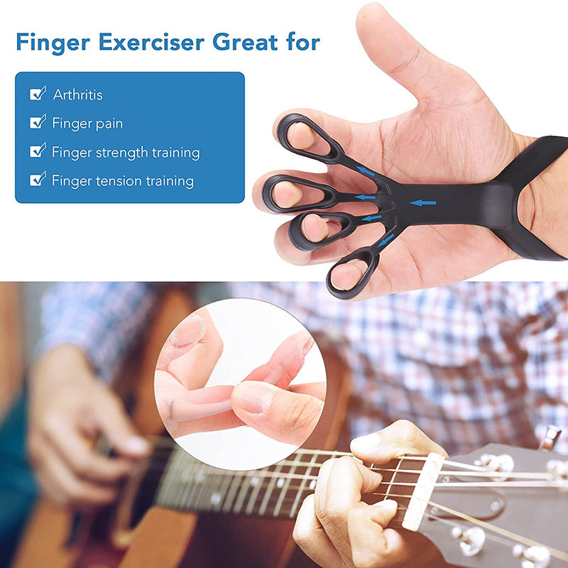 Silicone Finger Exerciser & Hand Grip Trainer – Arthritis Relief & Rehab Tool for Strengthening and Pain Relief