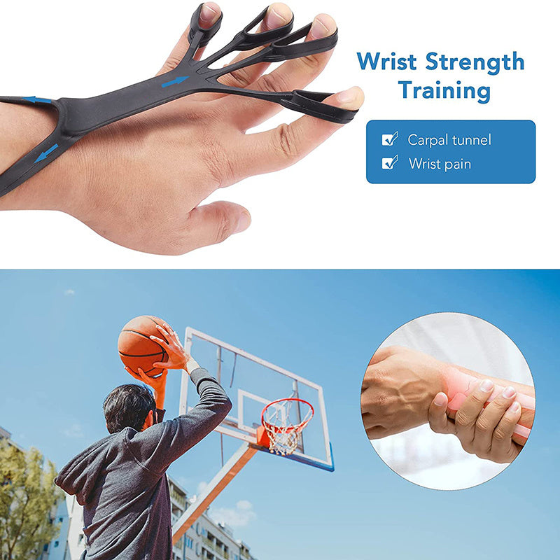 Silicone Finger Exerciser & Hand Grip Trainer – Arthritis Relief & Rehab Tool for Strengthening and Pain Relief