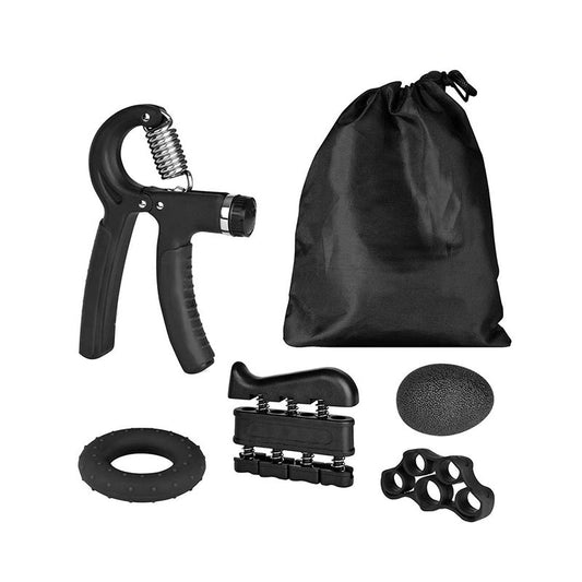 Silicone Grip Strength Set – Hand Grip Ring & Stress Ball for Finger, Hand & Forearm Exercise