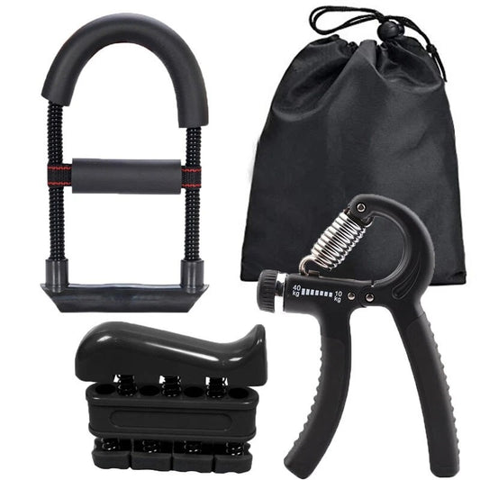 Adjustable Gym Handle Set – 3-Piece Arm Strength Training Kit for Home & Gym Workouts