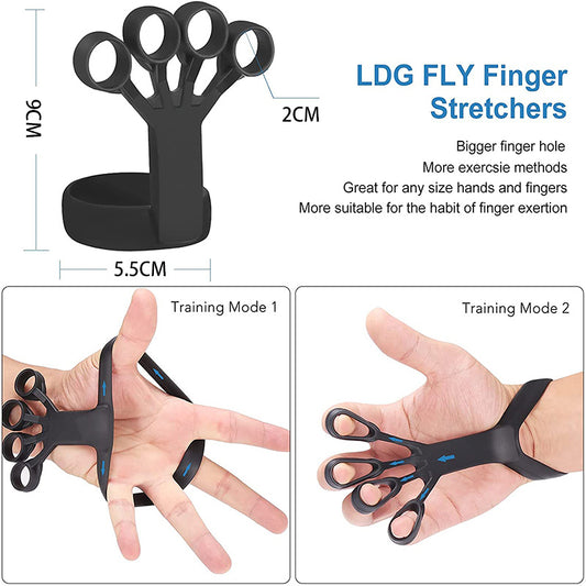 Silicone Finger Exerciser & Hand Grip Trainer – Arthritis Relief & Rehab Tool for Strengthening and Pain Relief